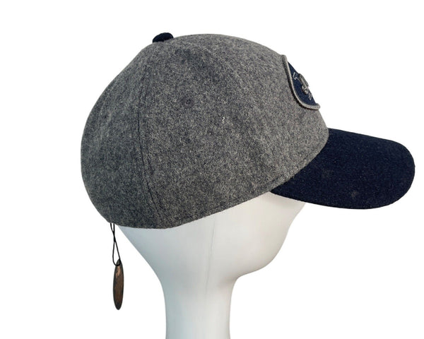New Era EK Collection NY Jets NFL Wool Blend Baseball Cap Gray & Navy New Size S