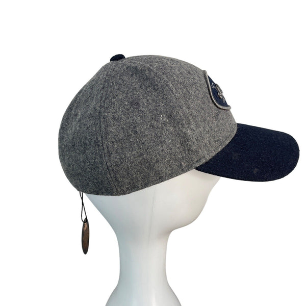 New Era EK Collection NY Jets NFL Wool Blend Baseball Cap Gray & Navy New Size S