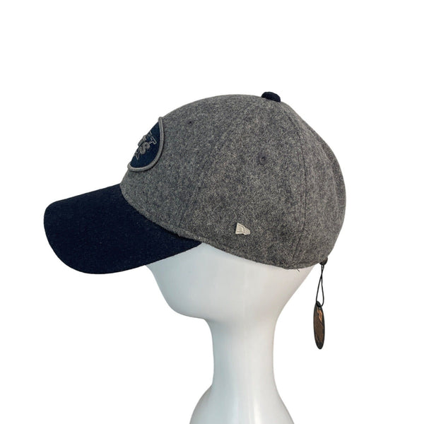 New Era EK Collection NY Jets NFL Wool Blend Baseball Cap Gray & Navy New Size S