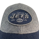 New Era EK Collection NY Jets NFL Wool Blend Baseball Cap Gray & Navy New Size S