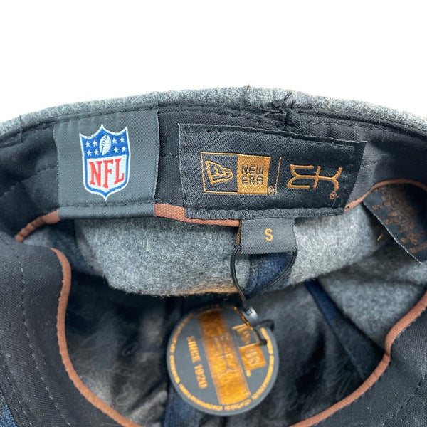 New Era EK Collection NY Jets NFL Wool Blend Baseball Cap Gray & Navy New Size S