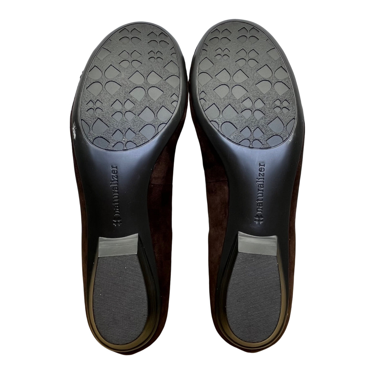 Naturalizer Women’s Ox Brown Suede Slip-On Minka N5 Comfort Flats Size 12M