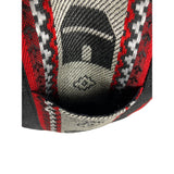 Oriental Ethnic design Handstitched Women's Red Tote Bag Sz M