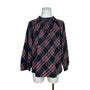J.Crew Women’s Multicolor Plaid Cotton Blouse Size M
