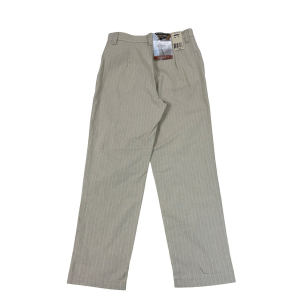 Riders By Lee Casuals Beige Pants Womens Straight-Leg Classic Fit Size 10-P- New
