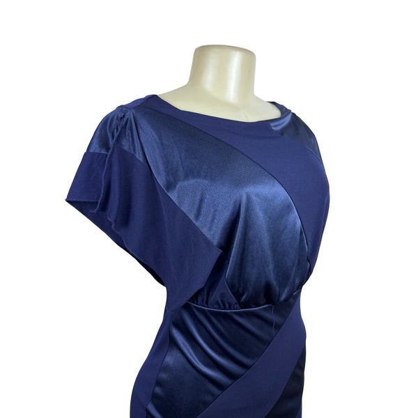 Sweet Storm Womens Navy Blue Bodycon Mini Dress Size S