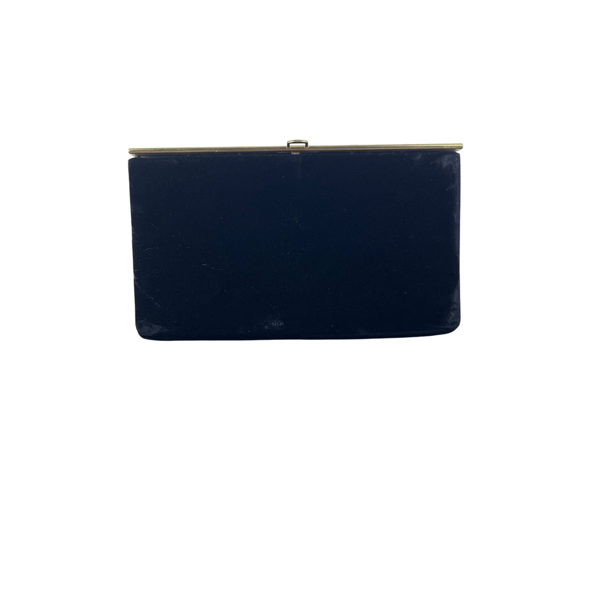 Land Bags By Edward Women's Black Velvet Mother Of Pearl Evening Clutch Size S