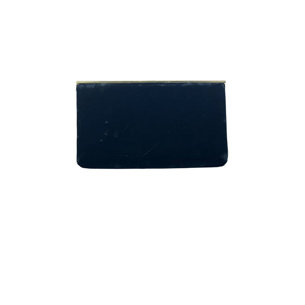 Land Bags By Edward Women's Black Velvet Mother Of Pearl Evening Clutch Size S