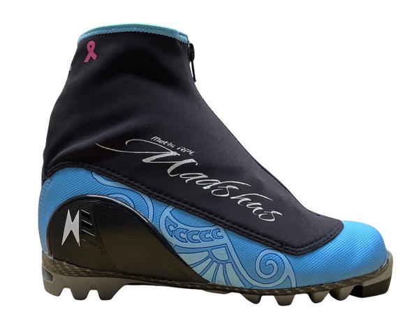Madshus Metis RPC Womens Black & Blue Nordic Style Cross-Country Ski Boots Sz 7
