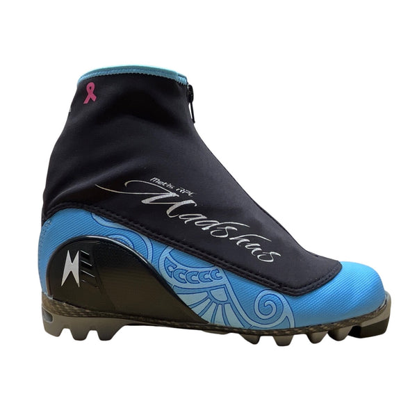 Madshus Metis RPC Womens Black & Blue Nordic Style Cross-Country Ski Boots Sz 7