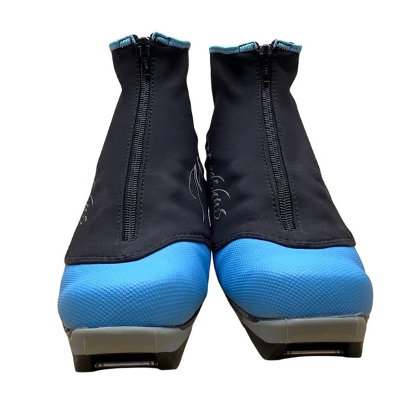 Madshus Metis RPC Womens Black & Blue Nordic Style Cross-Country Ski Boots Sz 7