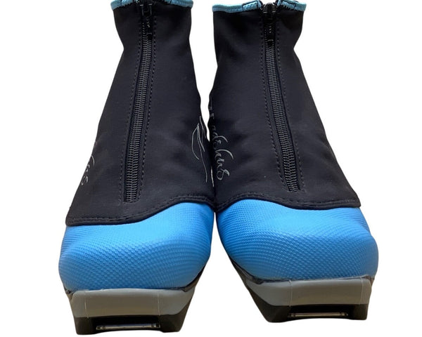 Madshus Metis RPC Womens Black & Blue Nordic Style Cross-Country Ski Boots Sz 7