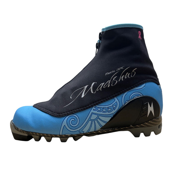 Madshus Metis RPC Womens Black & Blue Nordic Style Cross-Country Ski Boots Sz 7