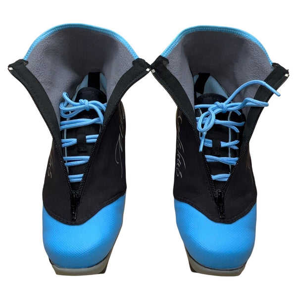 Madshus Metis RPC Womens Black & Blue Nordic Style Cross-Country Ski Boots Sz 7
