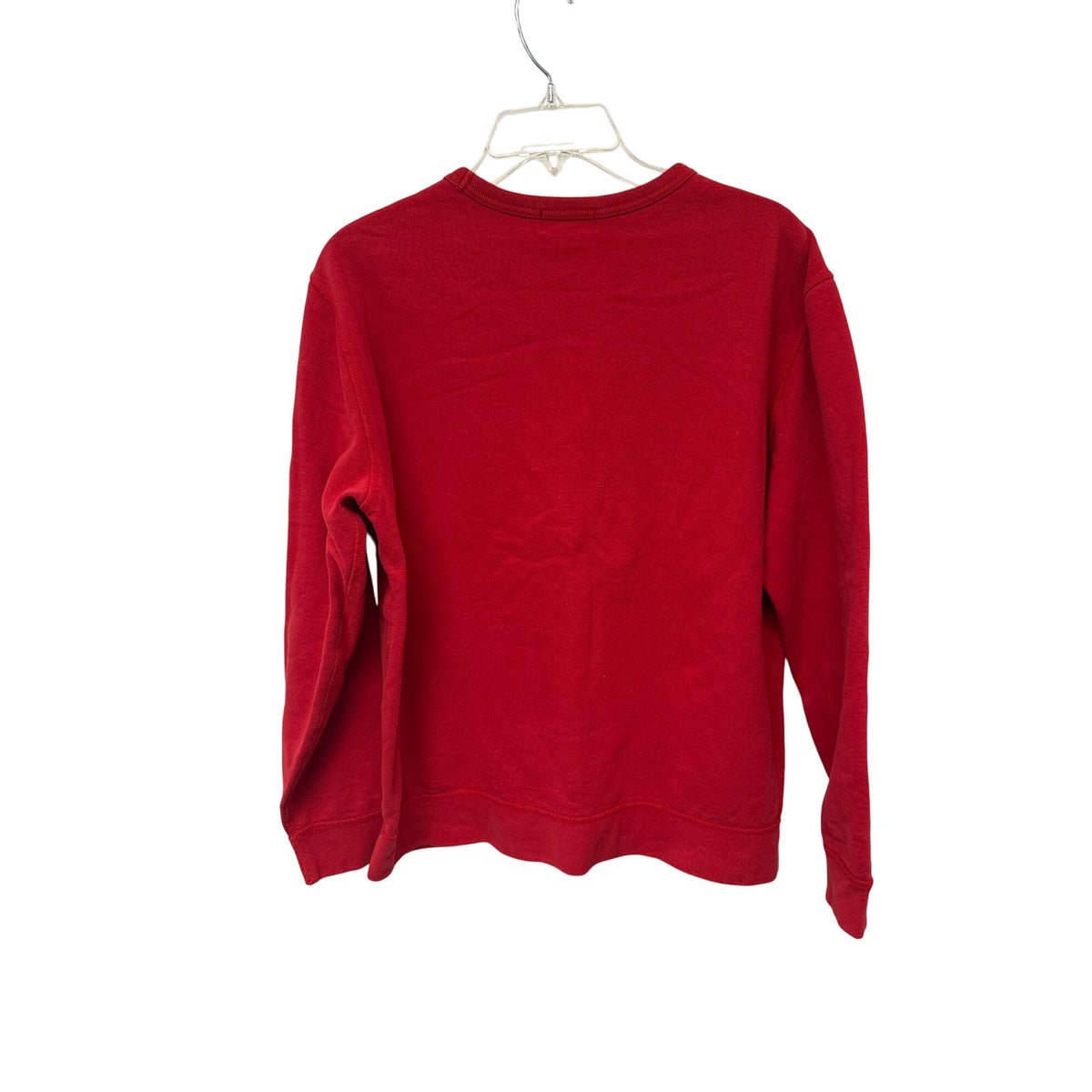 Polo Ralph Lauren Boys Red Cotton Long Sleeve Pullover Sweatshirt XL 18-20 Logo Design