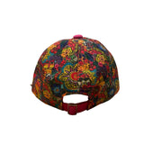 Laurl Binch Women's Multicolor Floral Art Cap Hat Adjustable Strap