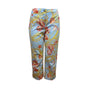 J.McLaughlin Womens Capri Pants Size 8 Seashell Print Button Closure