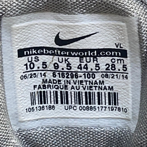 Nike Men’s White/Gray Huarache Lacrosse Performance Football Cleats Size 10.5
