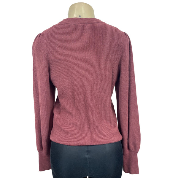 Madewell Women's Dark Red Pullover Sweater Size M