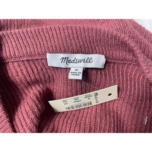 Madewell Women's Dark Red Pullover Sweater Size M