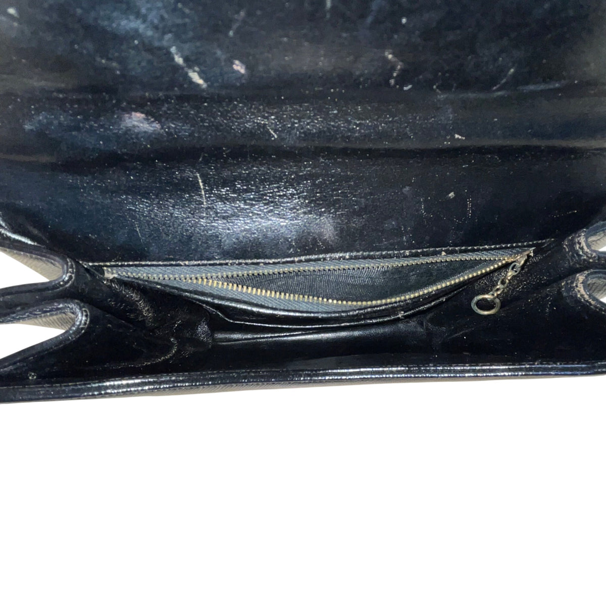 Vintage Igor Women’s Black Leather Gold Handle Structured Elegant Purse