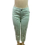 Talbots Womens Mint Green Capri Jeans Mid-Rise Slim Fit Size 6 - New