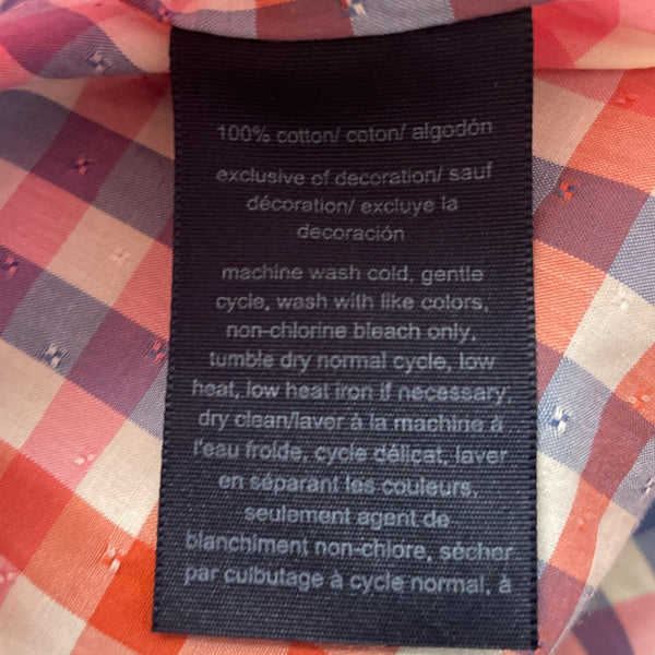 Tommy Hilfiger  Plaid Multicolor Women’s Button-Up Shirt Checked Pattern XXL