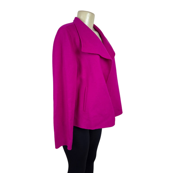 Talbots Women's Pink Open Front Jacket Size M
