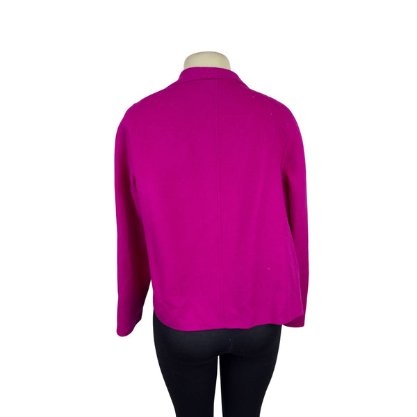 Talbots Women's Pink Open Front Jacket Size M