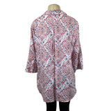 Chico’s Women's Pink Button Down Shirt Sz 3