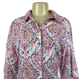 Chico’s Women's Pink Button Down Shirt Sz 3