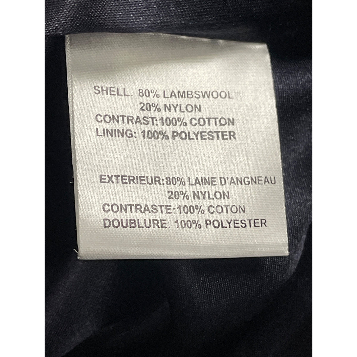 Forecaster Women’s Navy Wool Hooded Coat With Velvet Trim Warm Outerwear Size 12