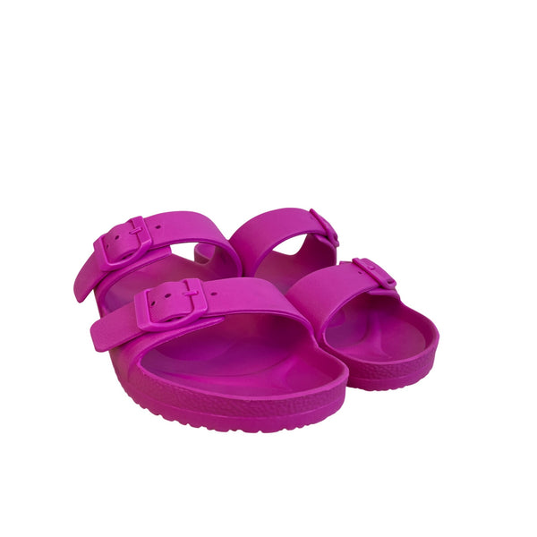 Target Womens Pink Slip-On Sandals Size 9 Adjustable Double Strap Lightweight Durable