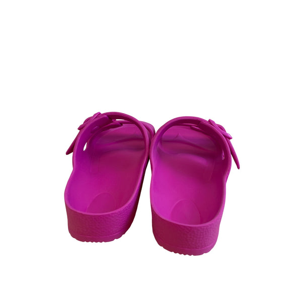 Target Womens Pink Slip-On Sandals Size 9 Adjustable Double Strap Lightweight Durable