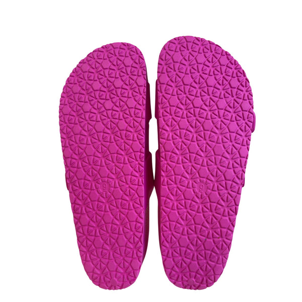 Target Womens Pink Slip-On Sandals Size 9 Adjustable Double Strap Lightweight Durable