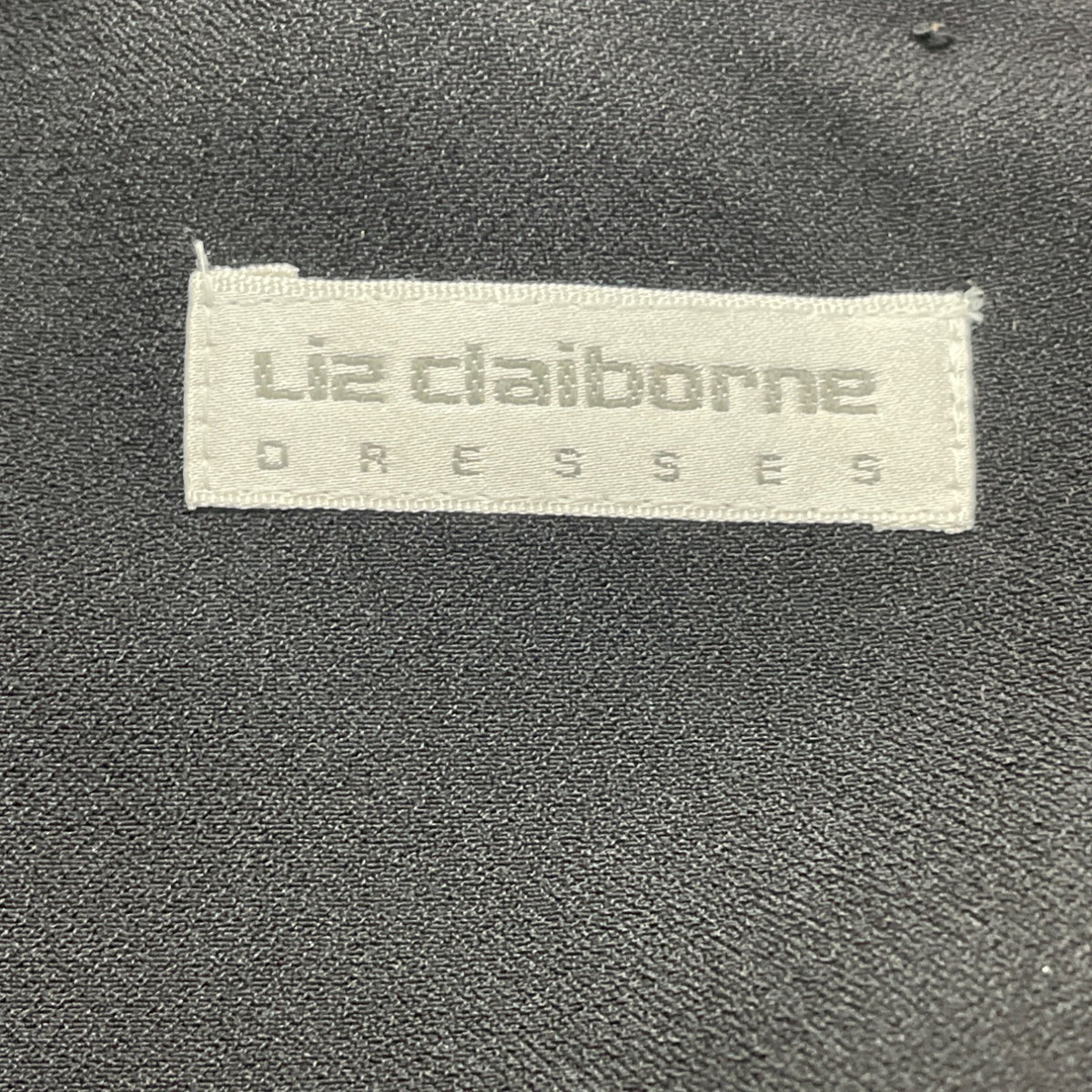 Liz Claiborne Women’s Black Pearl-Trim Short Sleeve Dress Size 6