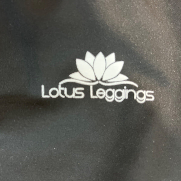 Lotus Leggings Women's Black Stretchable Leggings Sz L- New