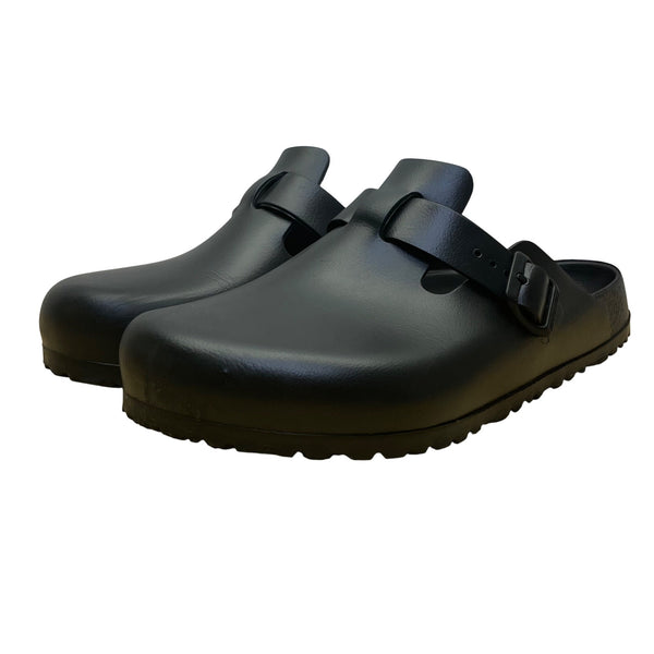 Birkenstock Black EVA Lightweight Comfort Footbed Boston Slip-On Clogs Size 12M