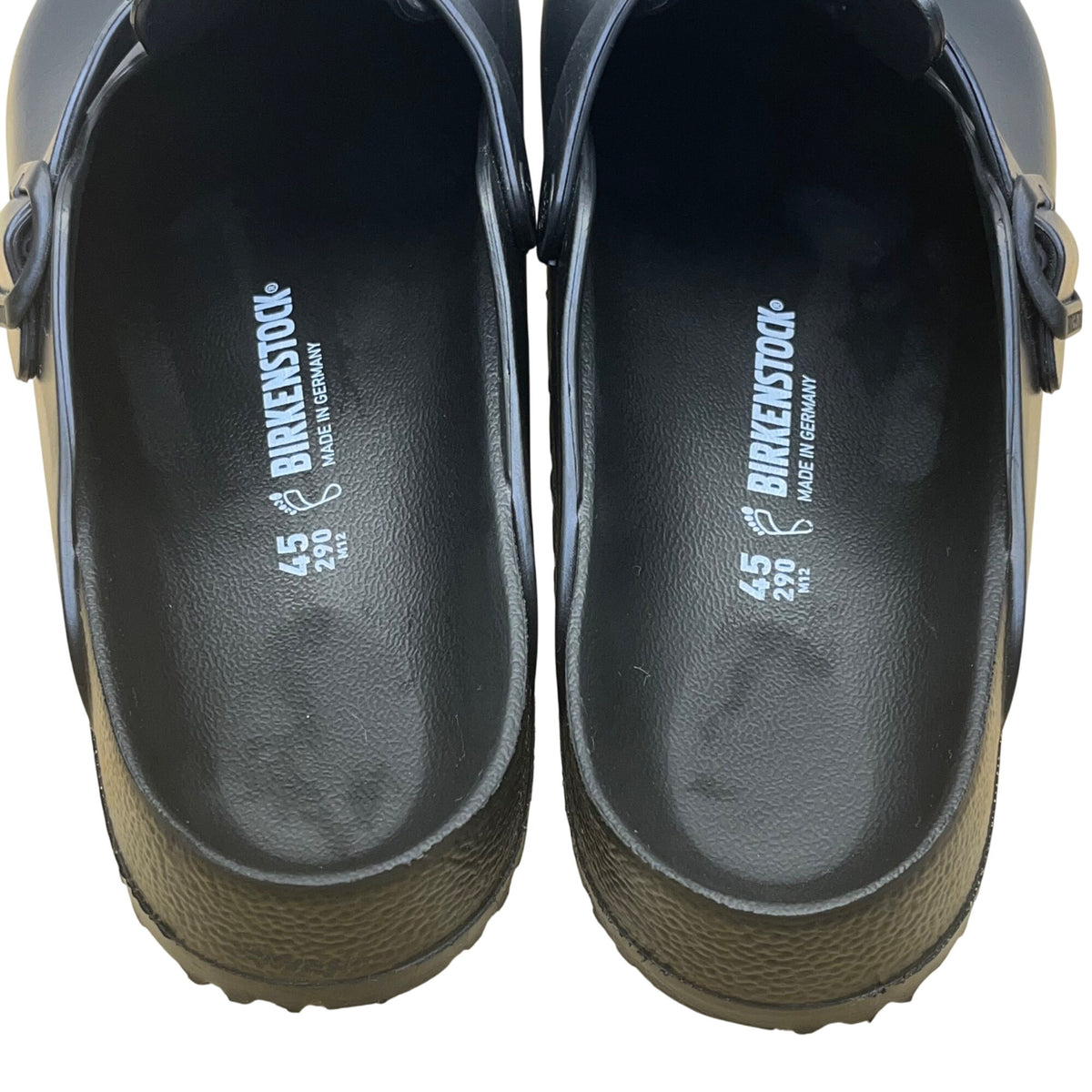 Birkenstock Black EVA Lightweight Comfort Footbed Boston Slip-On Clogs Size 12M