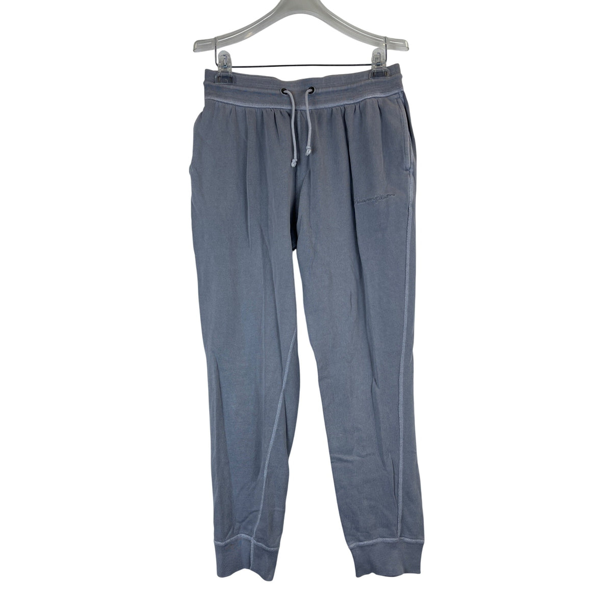Champion Mens Gray Cotton Jogger Sweatpants Athletic Drawstring Loungewear Size L