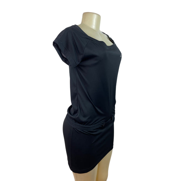 Adidas Black Climalite Athletic Dress W/ Adjustable Waistband Womens Size S