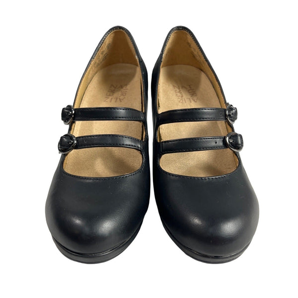 Naturalizer Women's Black Prudence Round Toe Heels Sz 5.5