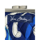Vera Bradley Women's Bitonal Blue Floral Art kiss lock coin purse Sz XS - NWT