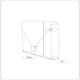 Vera Bradley Women's Bitonal Blue Floral Art kiss lock coin purse Sz XS - NWT