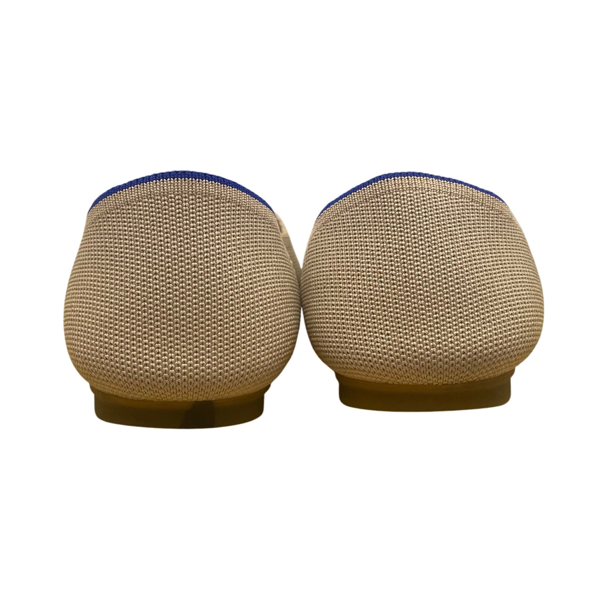 Rothys Women’s Beige Knit Durable Eco-Friendly Slip-On Ballet Flats Size 7.5