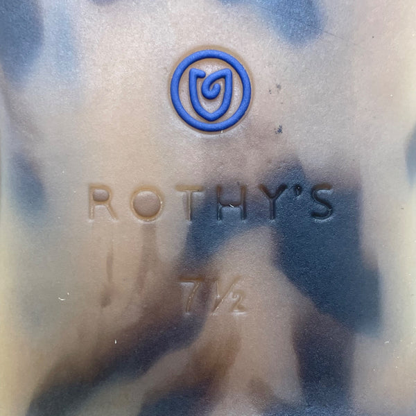 Rothys Women’s Beige Knit Durable Eco-Friendly Slip-On Ballet Flats Size 7.5