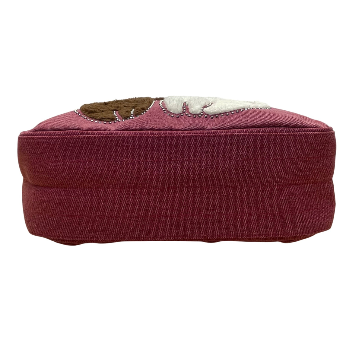 Kaukko Women’s Purple Canvas With Cat Design & Side Adjustable Straps Tote Bag