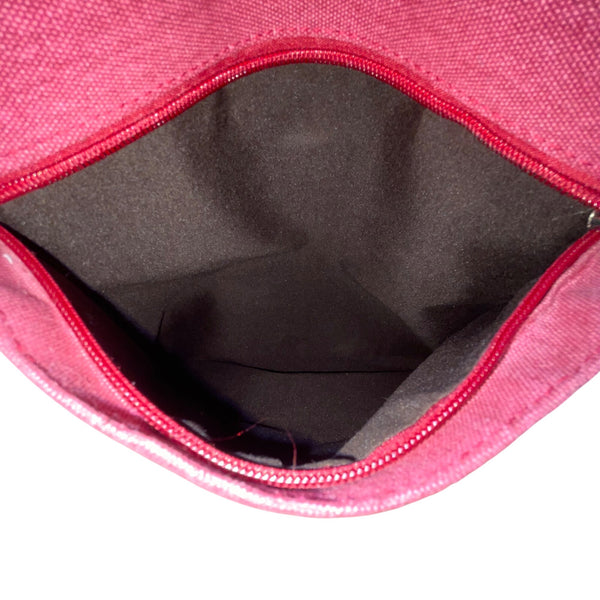 Kaukko Women’s Purple Canvas With Cat Design & Side Adjustable Straps Tote Bag