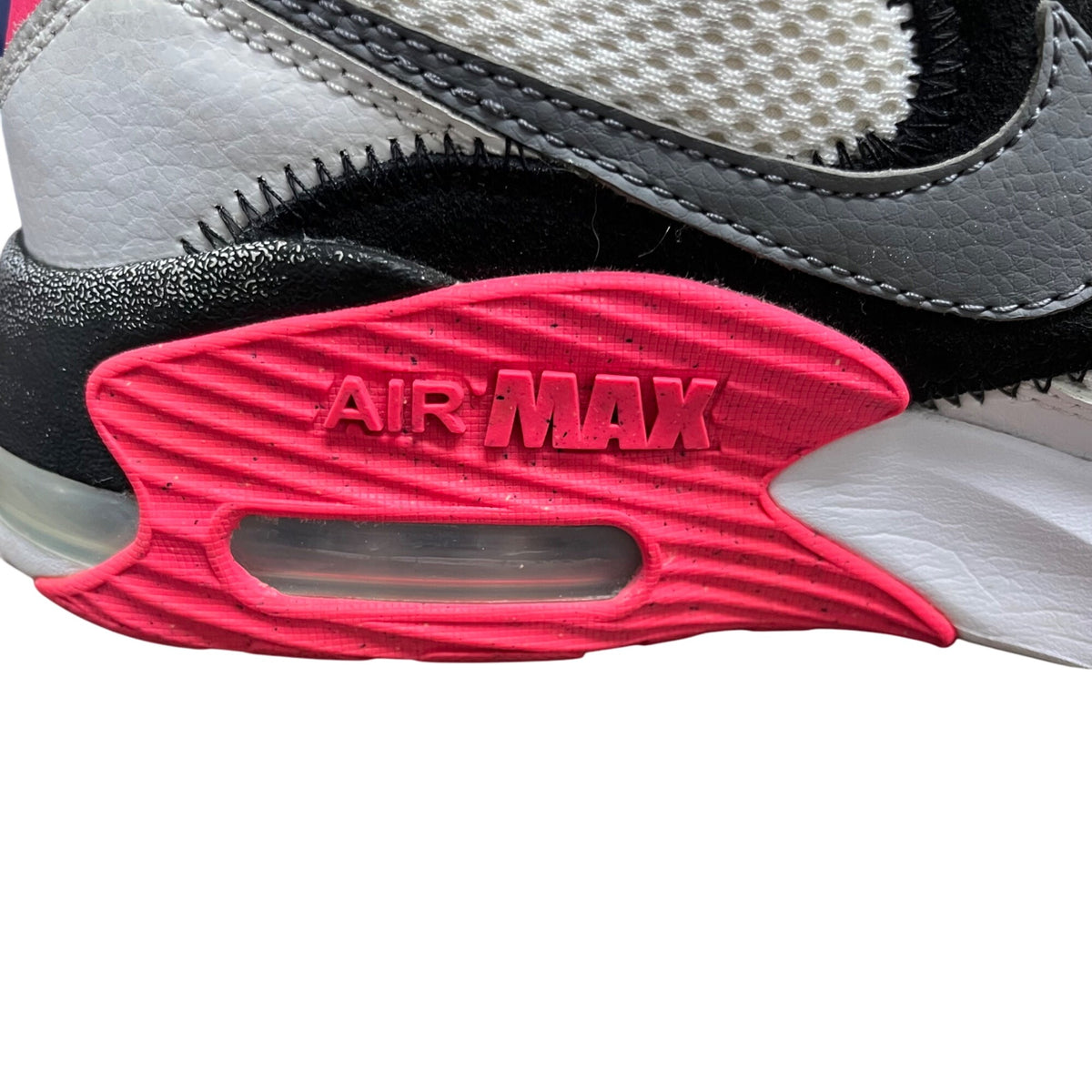 Nike Mens White/Black/Pink Athletic Lace-Up Air Max Sneakers Size Nike Mens White/Black/Pink Athletic Lace-Up Air Max Sneakers Size