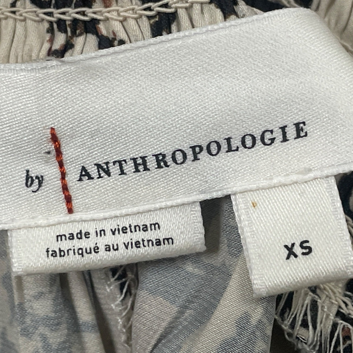 Anthropologie Women’s Multicolor Smocked Waist Soft Midi Skirt Size XS